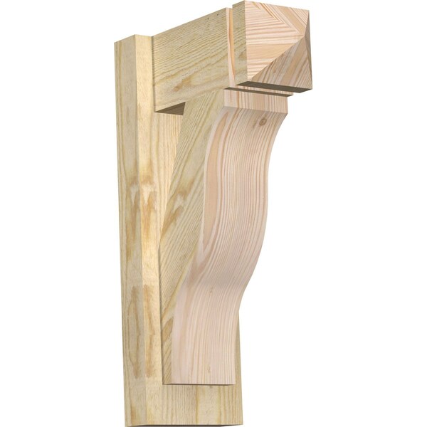 Ekena Millwork Funston Arts & Crafts Rough Sawn Outlooker, Douglas Fir, 6"W x 12"D x 20"H OUT06X12X20FST03RDF - main